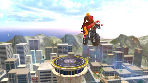 Super Hero Bike Mega Ramp screenshot 14