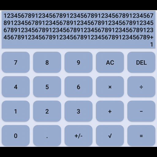 Large number calculator icon