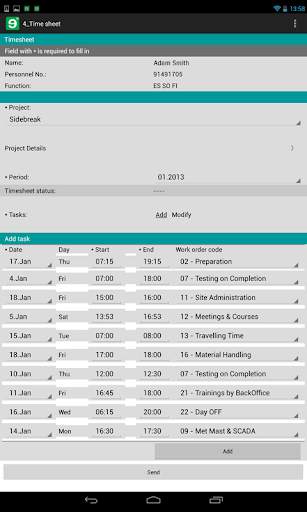 Mobilengine mobile workflow screenshot 7