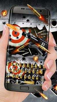 Power Gun Keyboard Theme screenshot 1