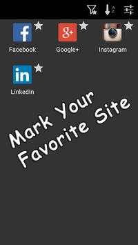Social Sites Browser screenshot 2