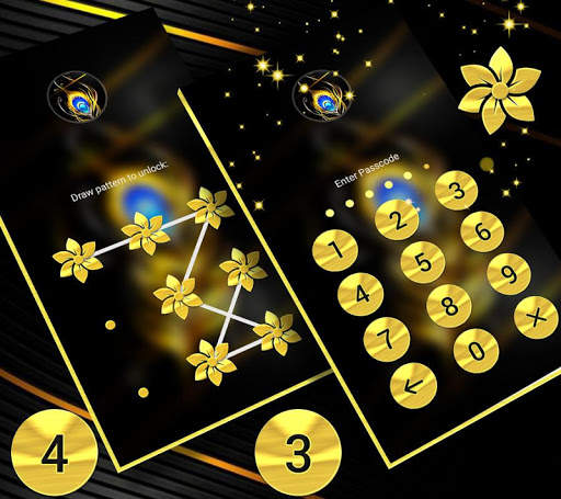 Gold Black Launcher Theme скриншот 5