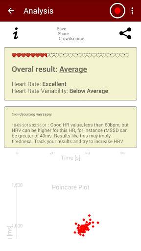 HRV Camera ECG BLE screenshot 4