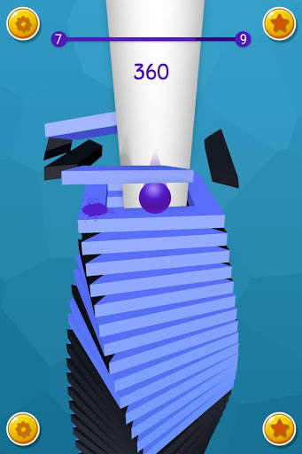 3D Stack Ball Blast - Helix Blast Crash screenshot 3