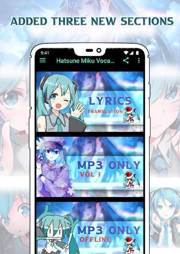 Hatsune Miku Vocaloid Lyrics Song screenshot 2