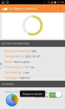 Lite Battery Statistics screenshot 1