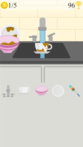 dish washing cleaning game screenshot 1