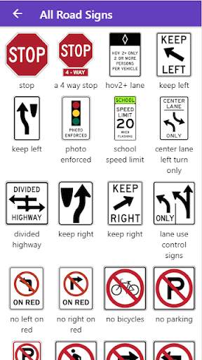 Practice Test USA & Road Signs screenshot 6