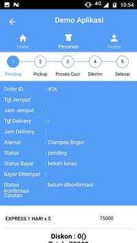 APLIKASI LAUNDRY ANDROID (DEMO) screenshot 3
