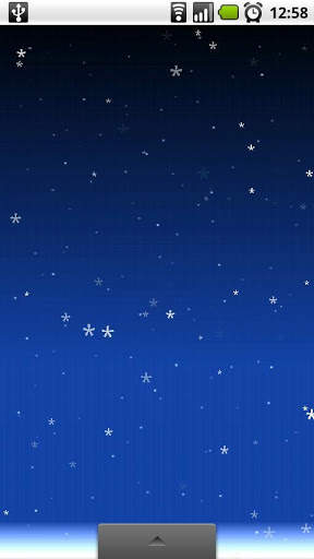 Falling Snow Live Wallpaper screenshot 1