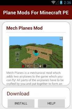 Plane Mods For Minecraft PE screenshot 4