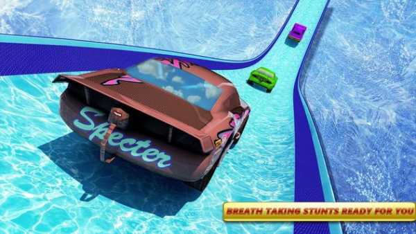 Impossible Stunts Car Mega Ramp Ice Racing screenshot 6