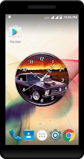 Cars Clock Live Wallpaper screenshot 2