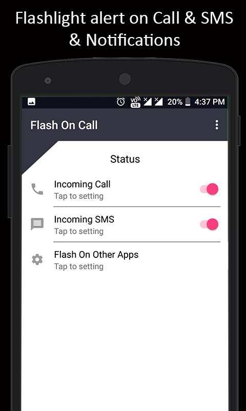 Flash On Call screenshot 3