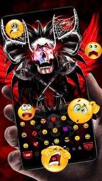 Red Evil Skull Keyboard screenshot 3
