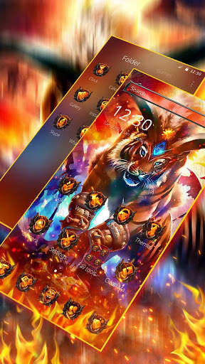 Legend Fire Tiger Theme screenshot 4