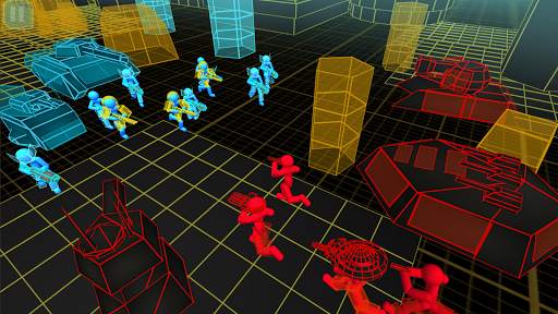 Stickman Simulator: Tank Neon screenshot 4