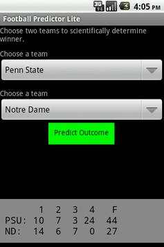 Football Predictor Lite screenshot 2