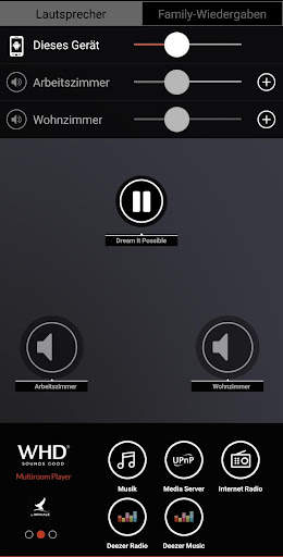 WHD Multiroom Player screenshot 1