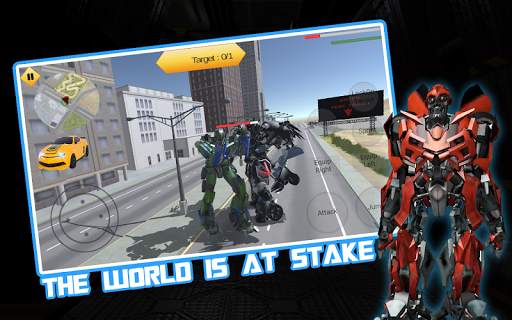 Extreme War of Robot -  Transform Car Fight screenshot 1
