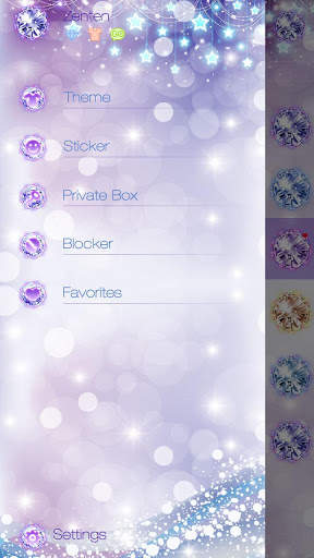 GO SMS PRO BLING LIGHT THEME скриншот 5