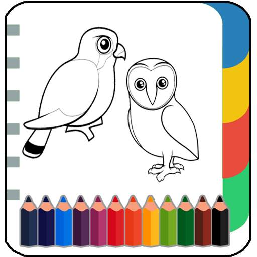 Birds Coloring & Drawing Book- 19.0