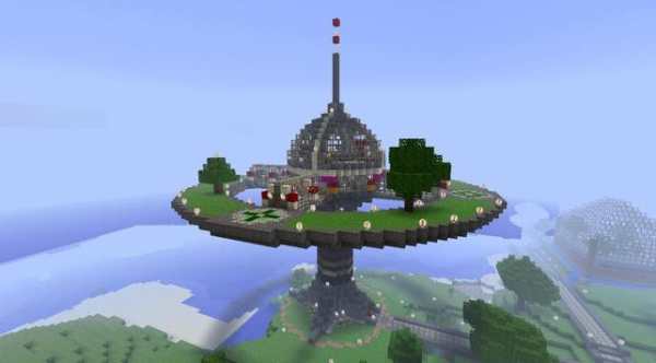 Perfect Sky City Minecraft screenshot 4