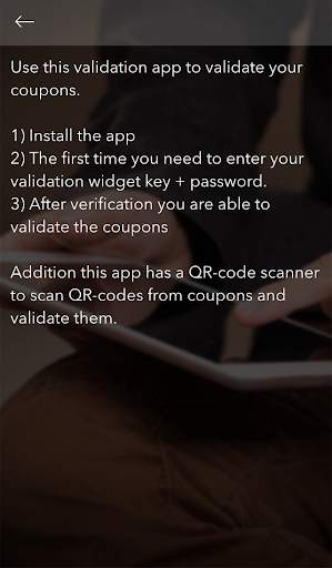 Validation app screenshot 4