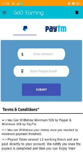 Goo Money :online earning of money स्क्रीनशॉट 2