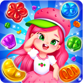 strawberry princess cookie match 3 icon
