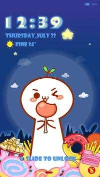 Baby peas-iDo Lockscreen скриншот 1