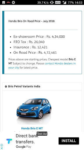 India Cars : Price App : Reviews Colors Problems screenshot 3