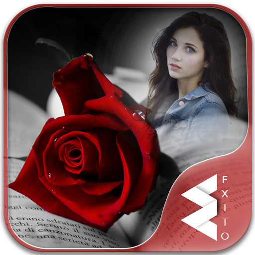 Red Rose Photo Frames أيقونة