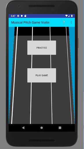 Musical Pitch Game Violin screenshot 1