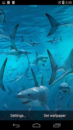 Sharks Live Wallpaper (FREE) screenshot 3