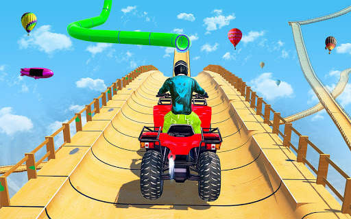 Light Quad Bike Mega Ramp GT Stunts: Racing Stunts screenshot 1