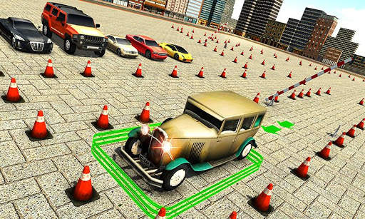 Real Classic Car Stunt Parking screenshot 3