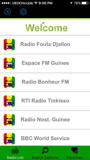 Guinea All Radios, Music & News For Free Download screenshot 1
