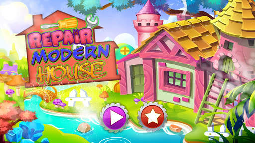 Repair Modern House: Cleaning & Fix it Game screenshot 1