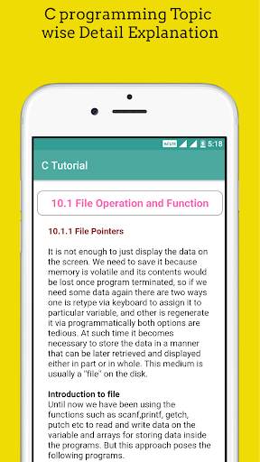Learn C Programming,C Tutorial,C Interview,C MCQ 3 تصوير الشاشة