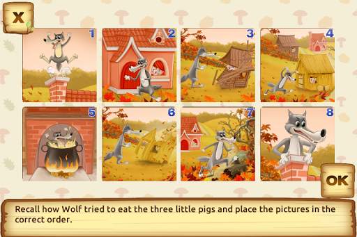 Three Little Pigs - Fairy Tale with Games screenshot 5