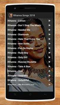 Rihanna Songs 2018 2 تصوير الشاشة