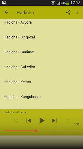 Hadicha Qo'shiqlari screenshot 2