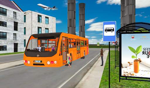 Kids City School Bus driving Game screenshot 1