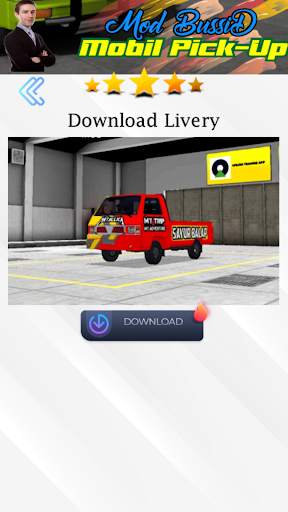 Mod Bussid Mobil Pick-Up screenshot 7
