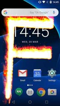 3D Flame Animated Fire Live Wallpaper screenshot 4