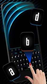 Modern Swift Black Keyboard Theme screenshot 2