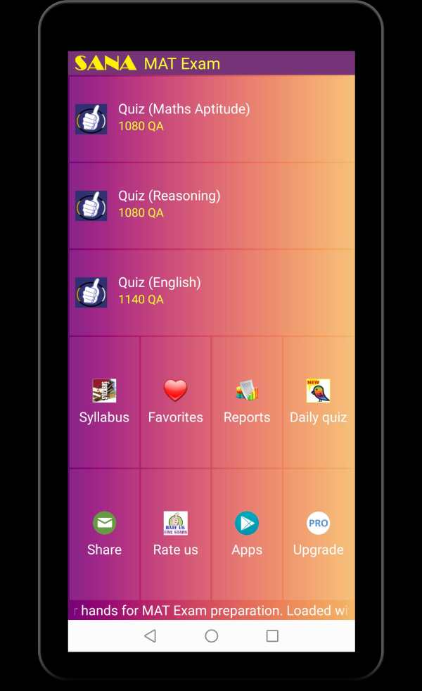 MAT Exam screenshot 9
