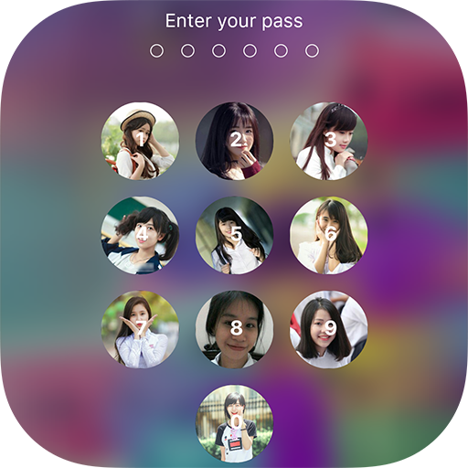 Photo lock screen - Lock screen with photo icon