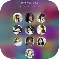 Photo lock screen - Lock screen with photo icon